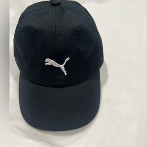 Puma Black Hat with White Accents